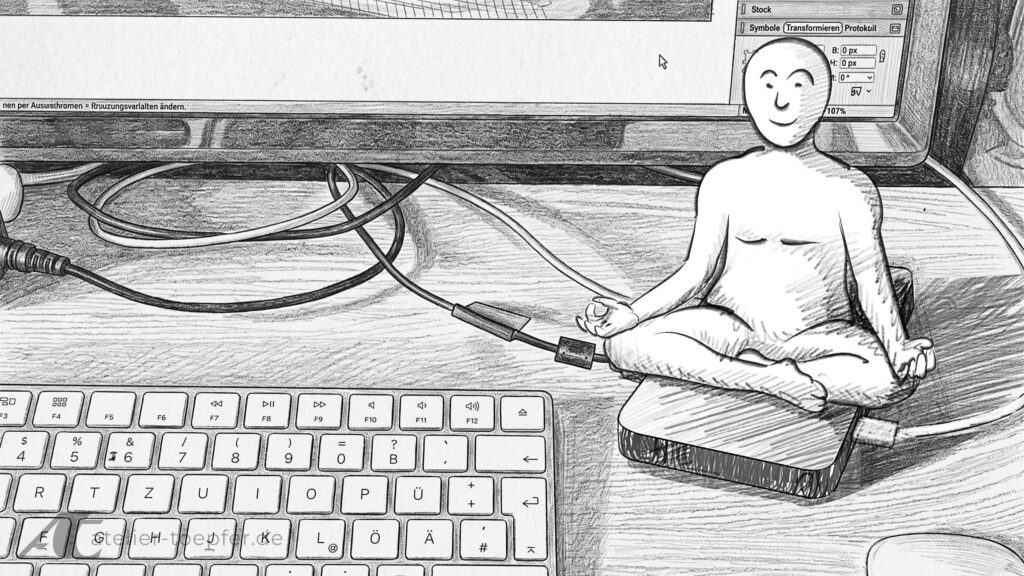 Skibble Analytikum vor PC