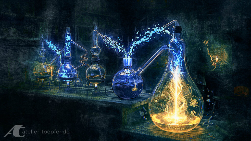 Illustration Meta-Ebenen-Alchemie Version 2